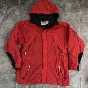 Men's Vintage 90's Marlboro Cigarettes Adventure Team Hooded Parka Jacket Sz L